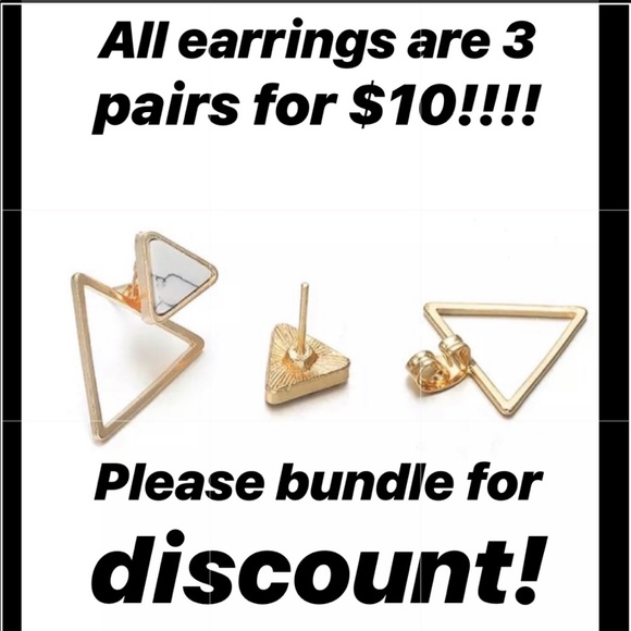 ALL EARRINGS 2 for $8.00!